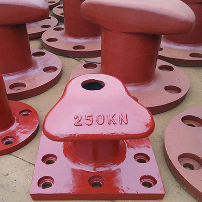 150T Marine Mooring Bollard tahan cuaca tahan lama Kepala Tee