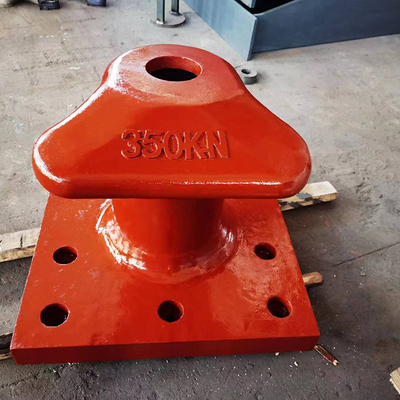150T Marine Mooring Bollard tahan cuaca tahan lama Kepala Tee