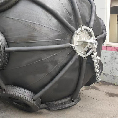D1000 L1500 Fender Karet Pneumatik Laut Pontoon Buoy Inflatable