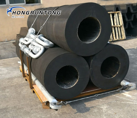 Iso UV Resistance Fender Silinder Laut Peralatan Laut Fender Karet Laut