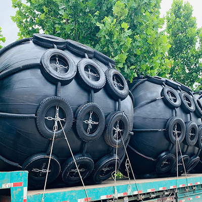 Dnv bersertifikat Yokohama Rubber Fender Ship Collision Pad untuk Port Berthing