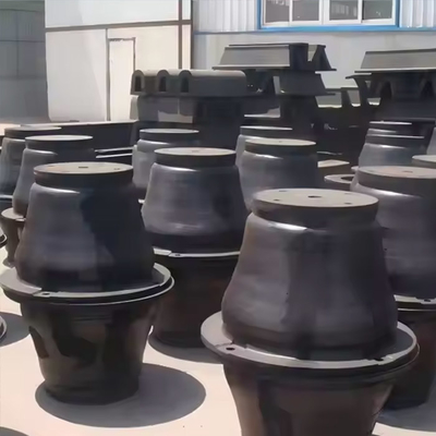 Perlindungan Kapal Dock High Impact Resistance Fenders Kerucut Kerucut Dengan Umur Panjang