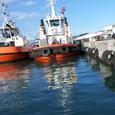 Pelabuhan Marinir Dock Cylindrical Rubber Fenders Bumper PIANC2002