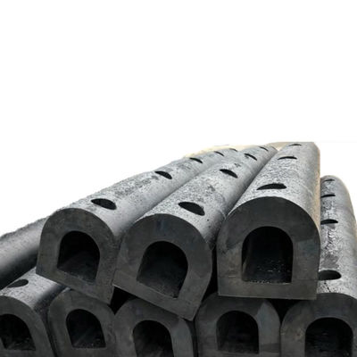 Solid D Fenders Karet Pertahanan Pantai yang andal Desain pemasangan yang mudah