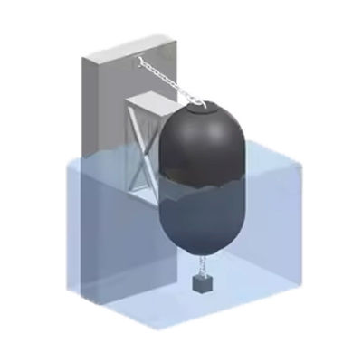 Submersible Dock Fenders tahan abrasi Low Maintenance Ukuran yang dapat disesuaikan