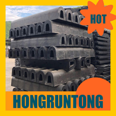 D Fender Karet Kekuatan Kompresi Kuat Elastisitas Tahan Lama Perlindungan Dermaga yang Andal