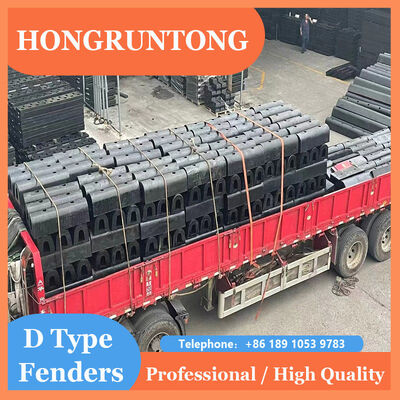 Rubber Dock Bumper High Pressure Tolerance Shock Absorption Tear Resistance