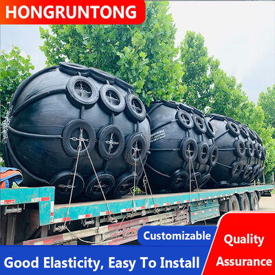 Yokohama Pneumatic Fender Superior Anti Collision Reinforced Rubber Ketahanan stabil