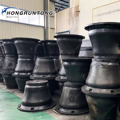 Fenders karet kerucut dengan penyerapan energi tinggi Kinerja sudut yang stabil dan kekuatan yang didistribusikan secara merata untuk dermaga laut