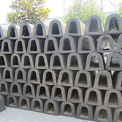 D Type Fenders Tahan Minyak Tahan Korosi Air Laut Ukuran Kustom D Rubber Fenders